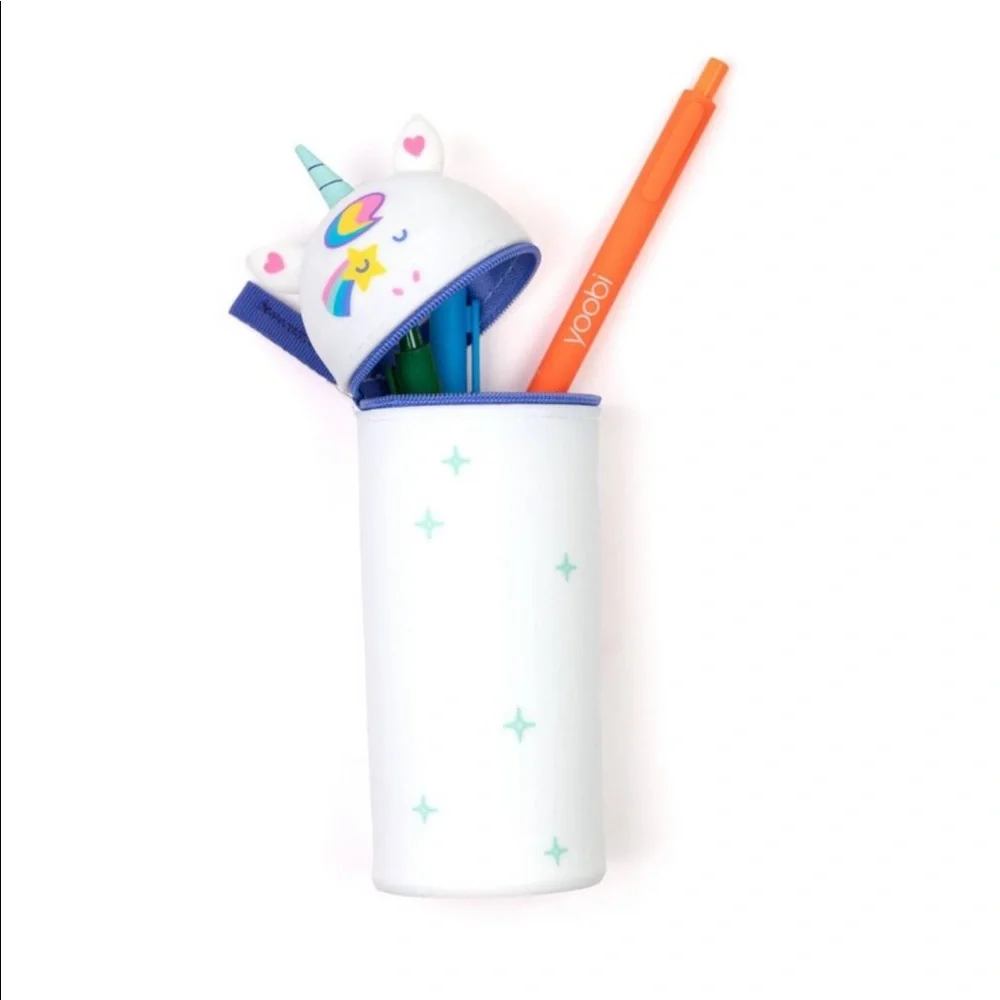 Yoobi Unicorn Standing Pencil Case